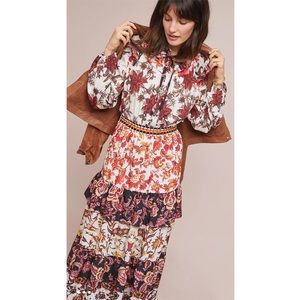 Hermant & Nandita Emilie Patchwork Floral Maxi Dress medium